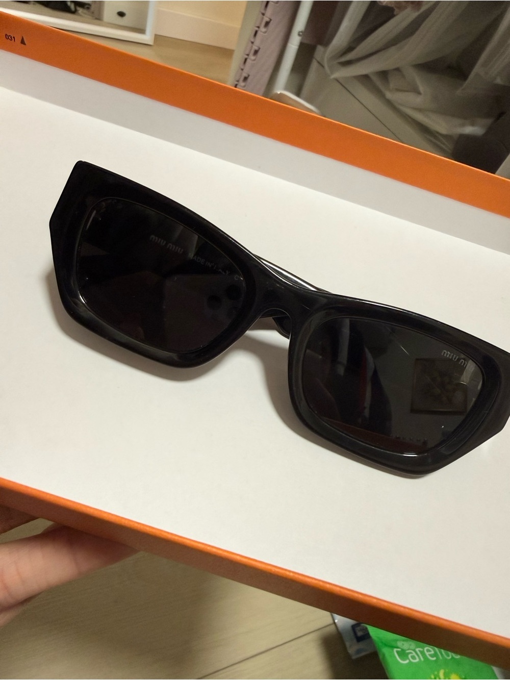 Black Oversized Square Women's Sunglasses